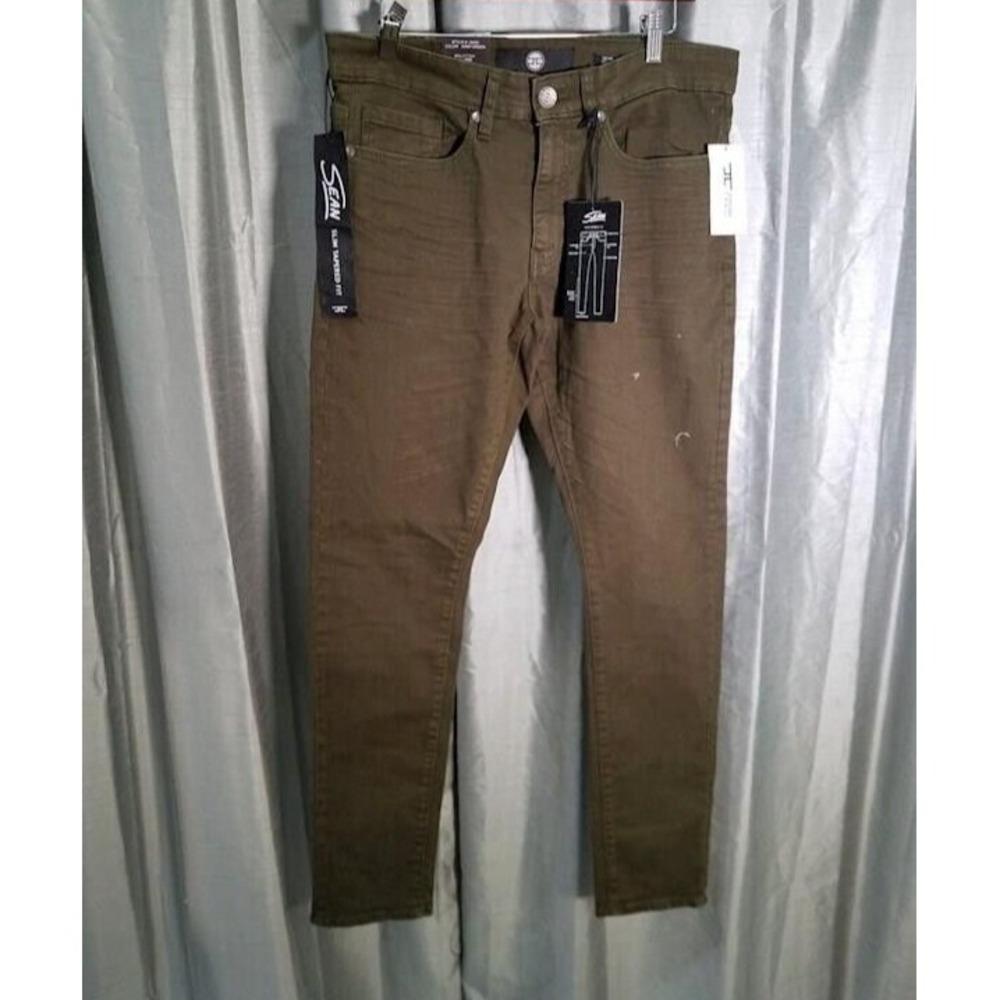 Jordan Craig Men's Sean Slim Tapered Fit Army Green size 32/32 NWT